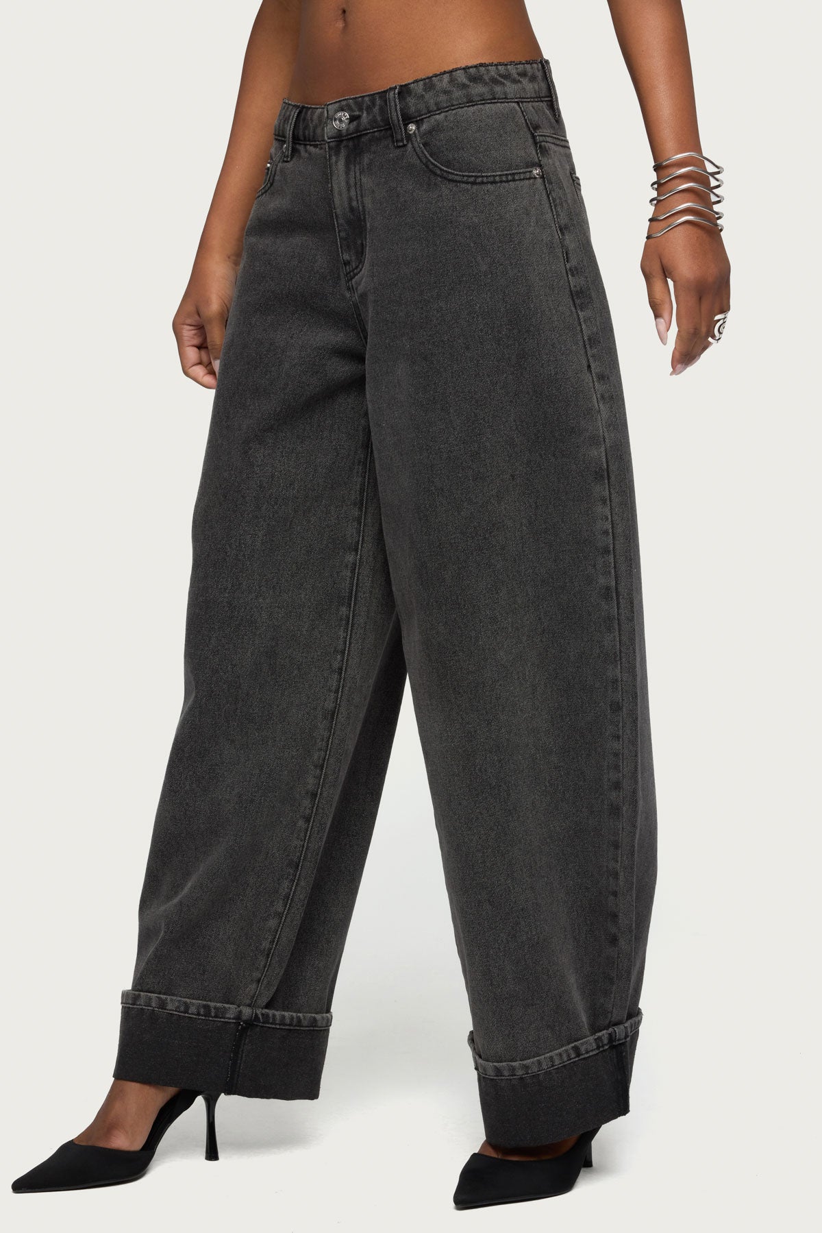 Kella Low Rise Baggy Jeans - Image 4