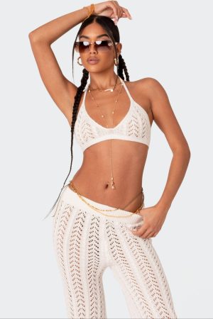 Hazel Crochet Bra Top