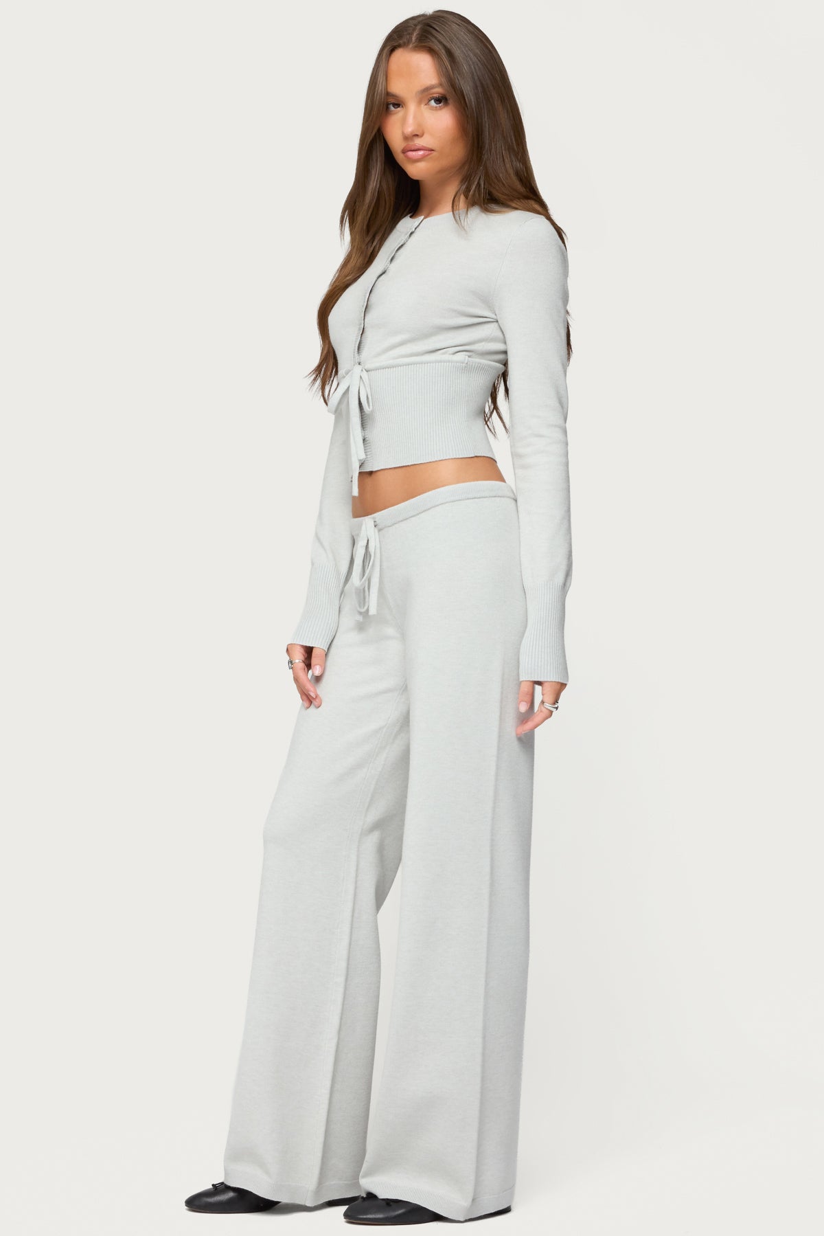 Embryn Button Up Knit Cardigan - Image 4