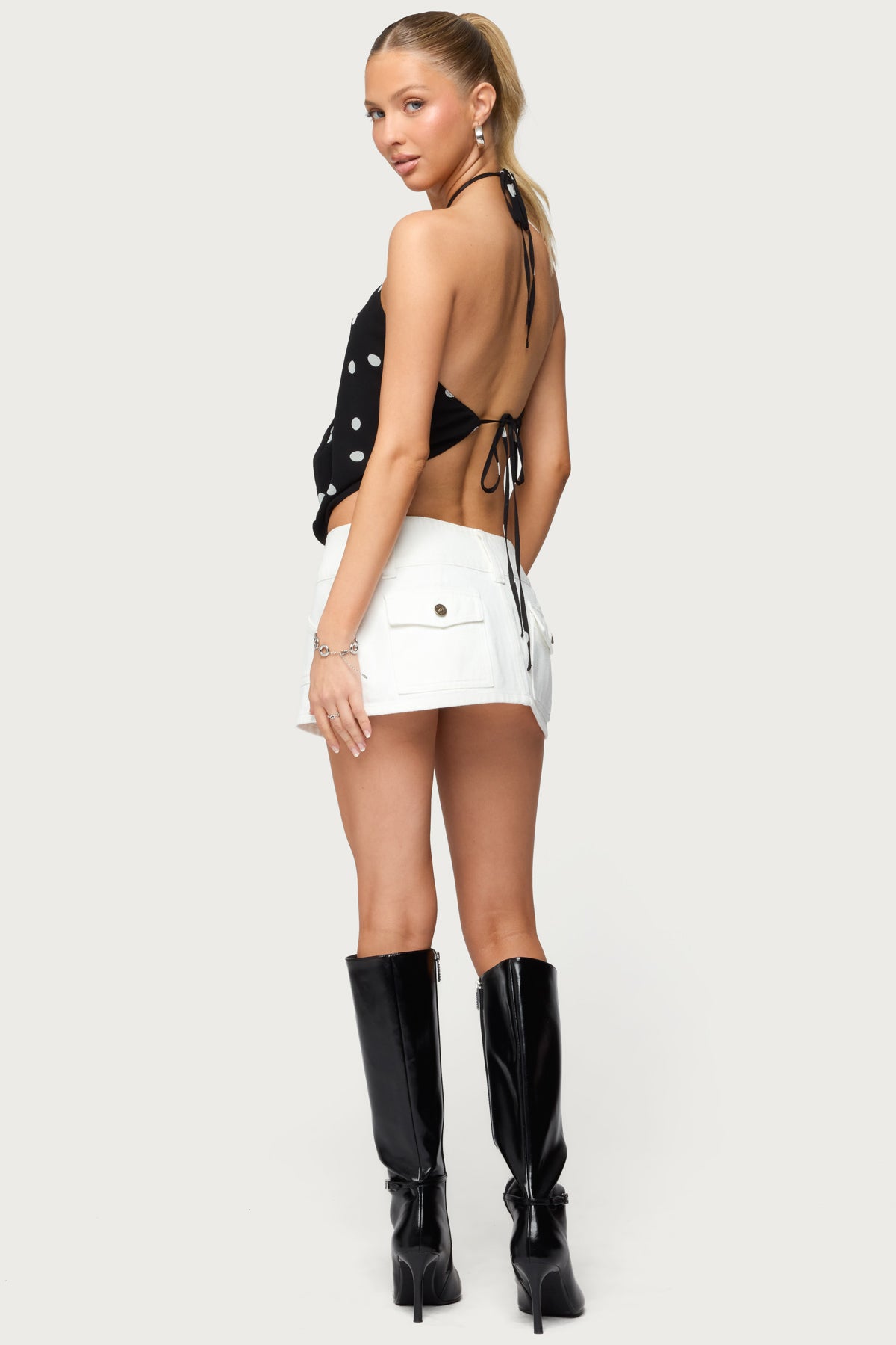 Petite Mckinley Denim Mini Skirt - Image 5