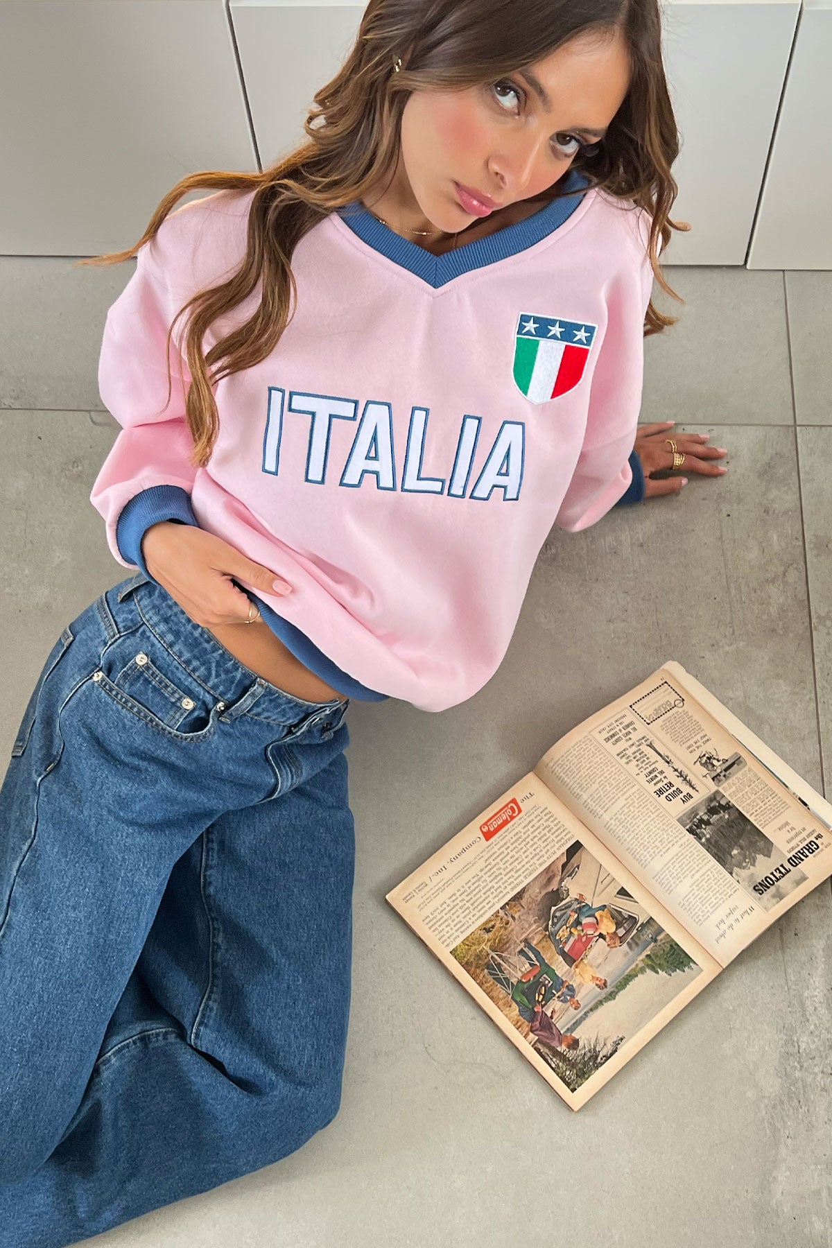 Italy Oversized Sweatshirt - Image 5