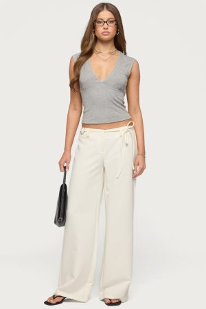 Raphael Tie Belt Pants