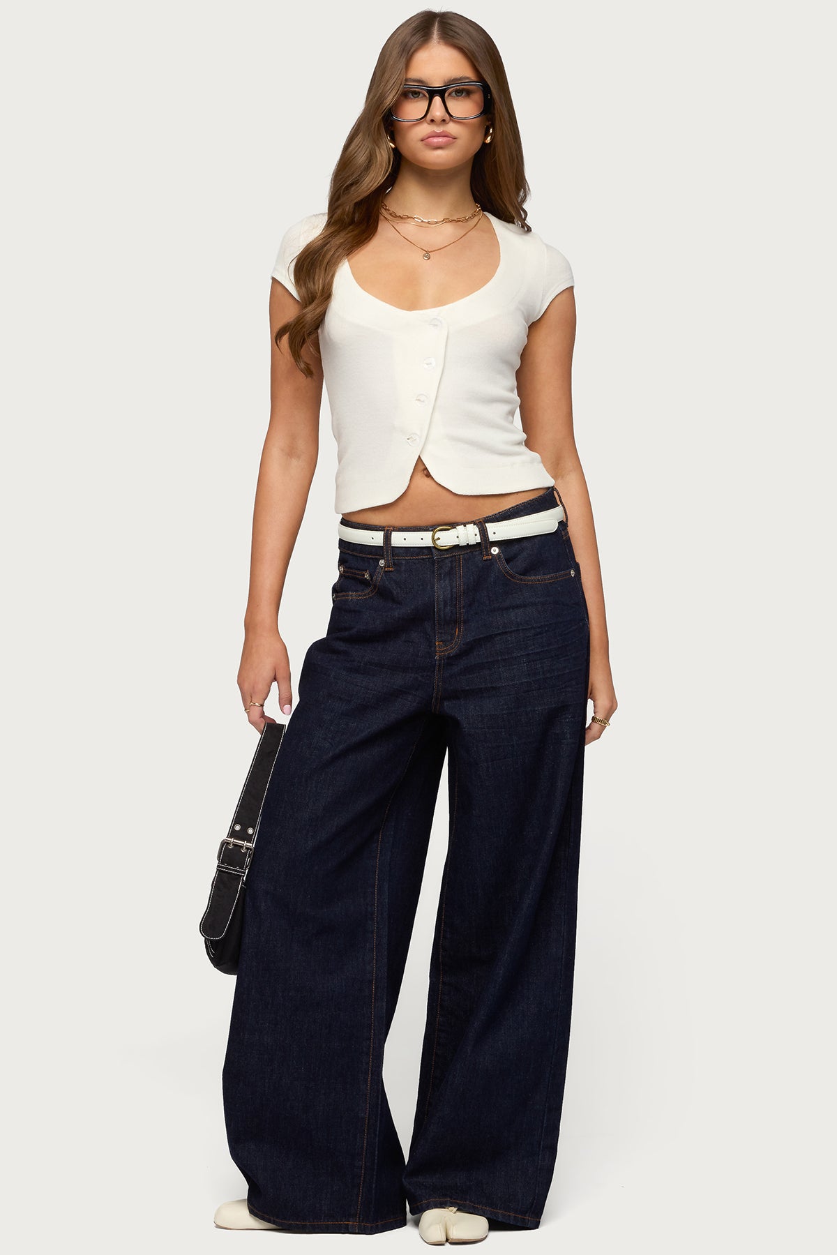 Blaunca Asymmetric Knit Top - Image 2
