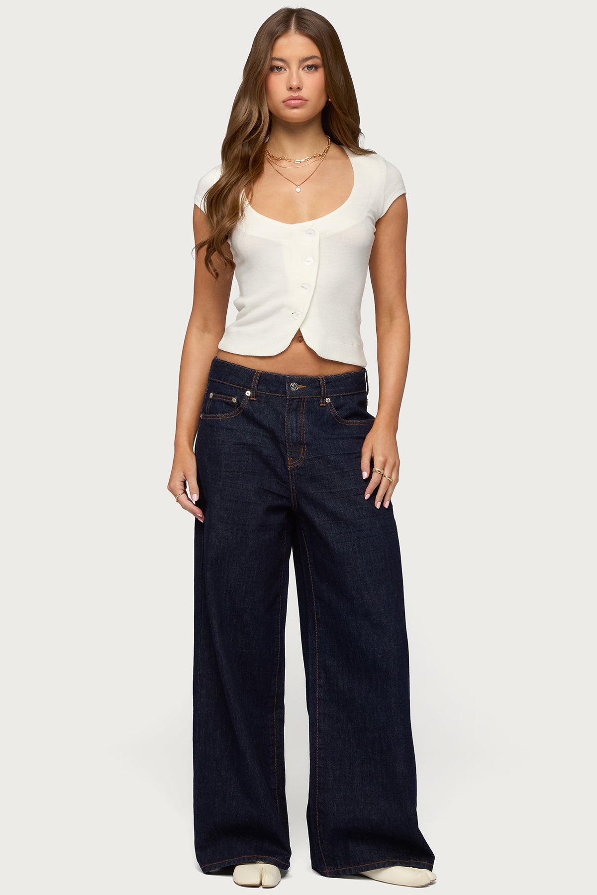 Blaunca Asymmetric Knit Top - Image 5