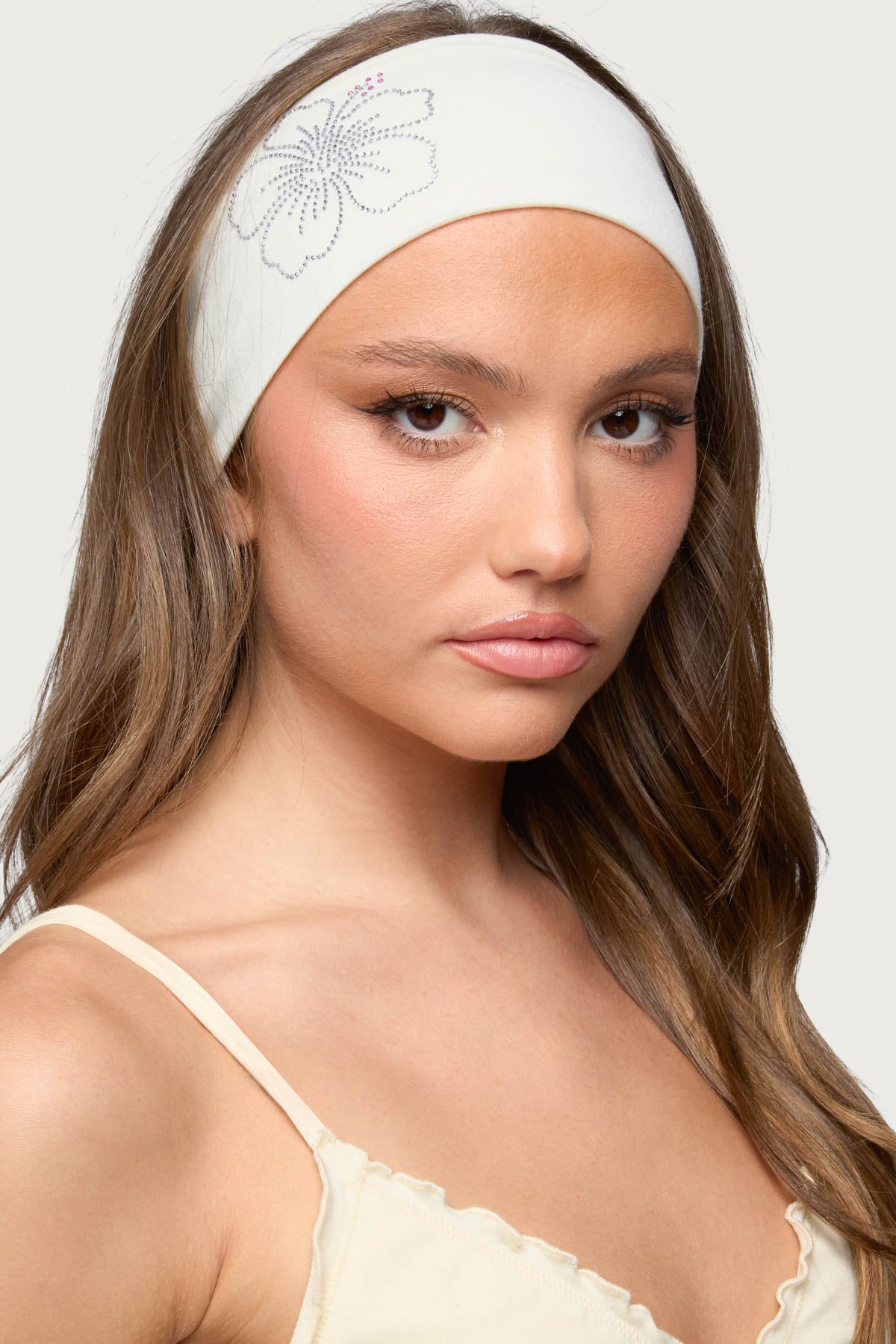 Hibiscus Rhinestone Headband