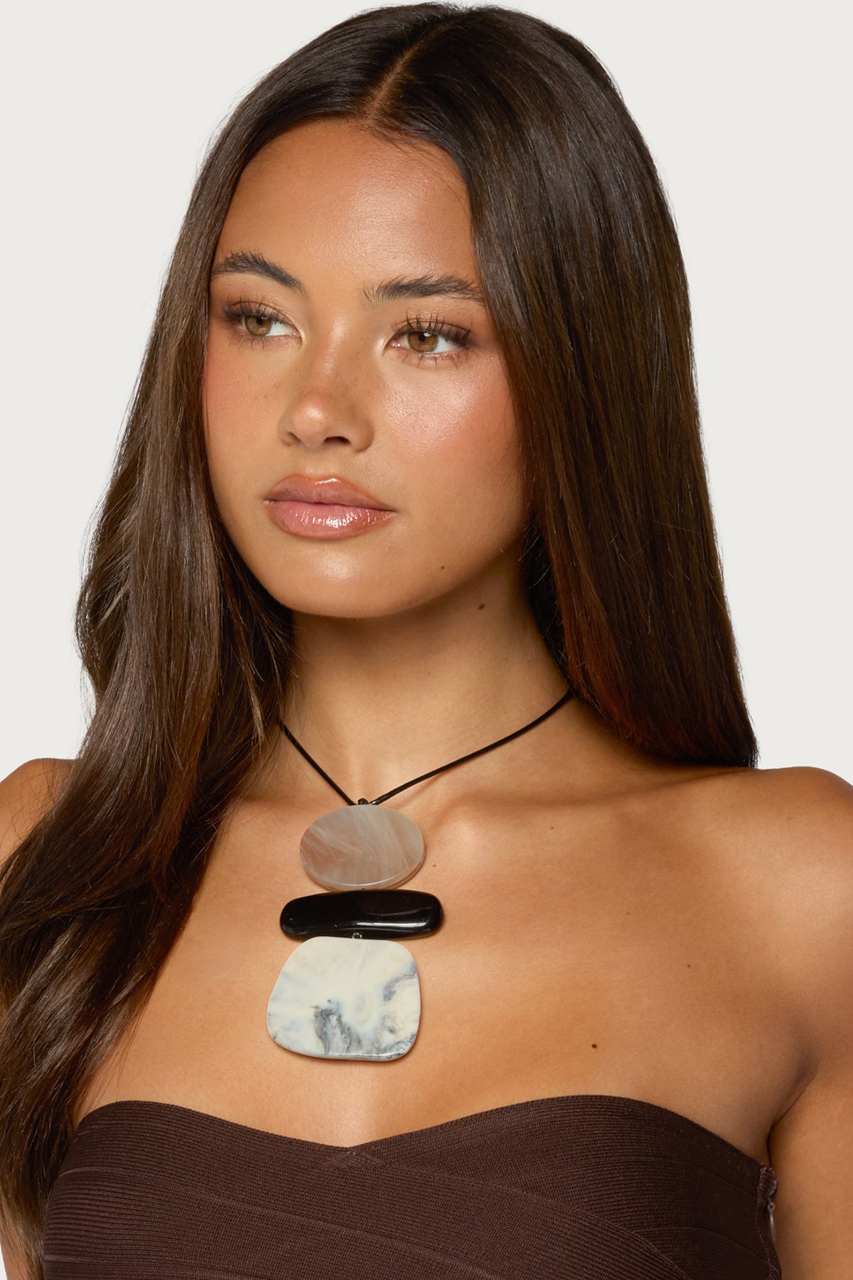 Stone Cord Necklace