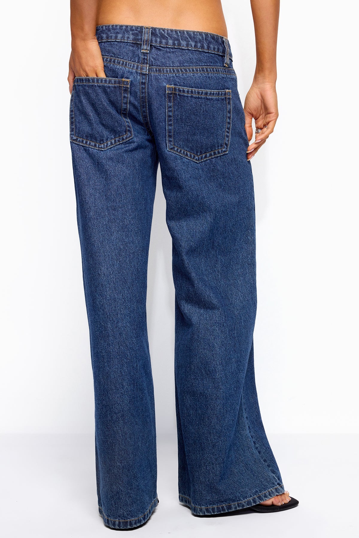 Raiyne Low Rise Wide Leg Jeans - Image 5