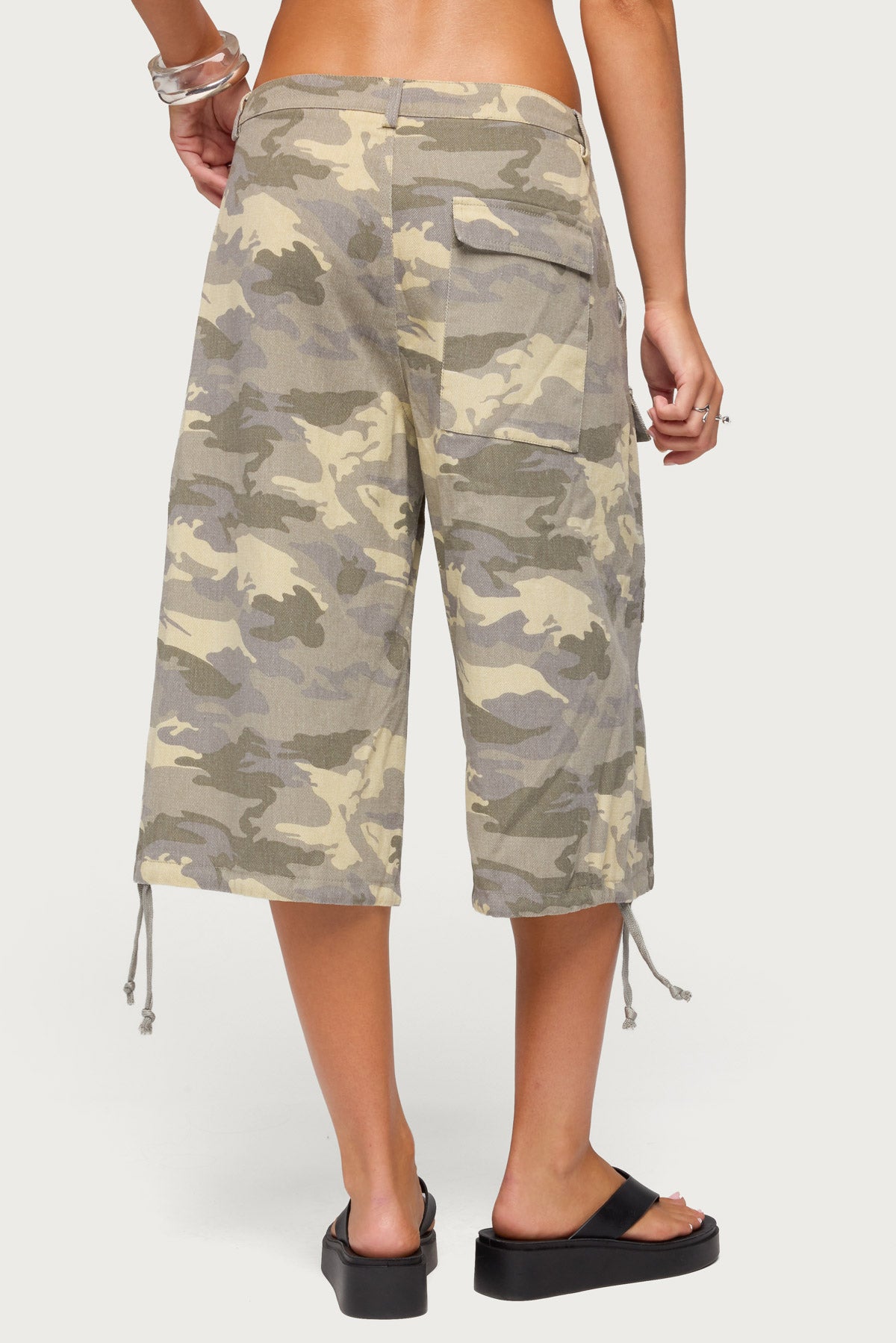 Camo Cargo Bermuda Shorts - Image 6