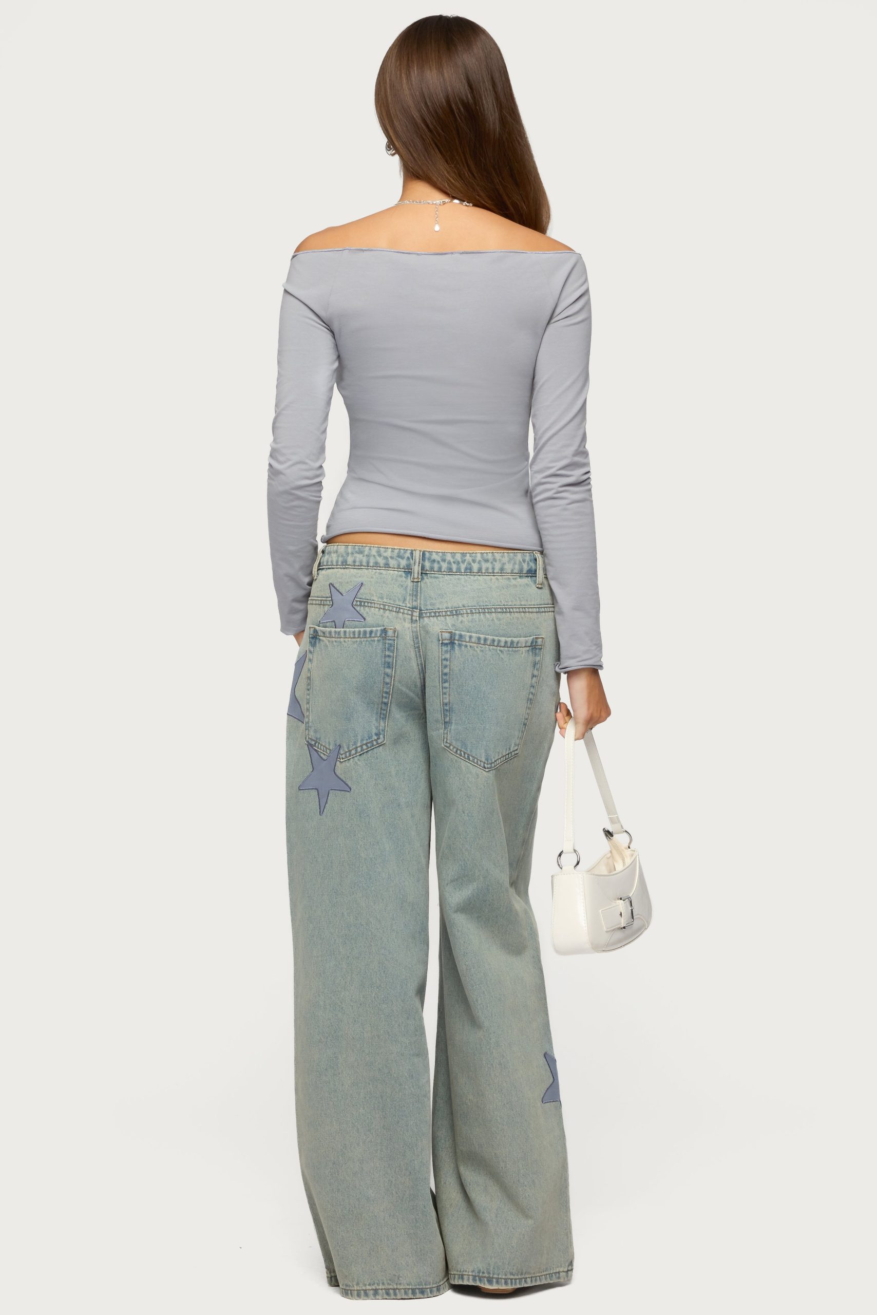 Trish Stars Low Rise Baggy Jeans - Image 5