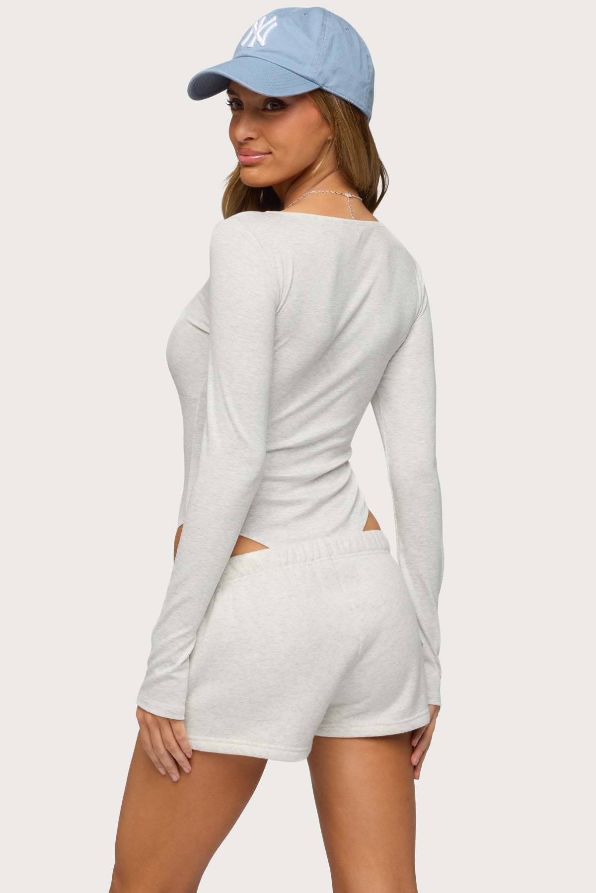 Jonah Long Sleeve V Neck Bodysuit - Image 5