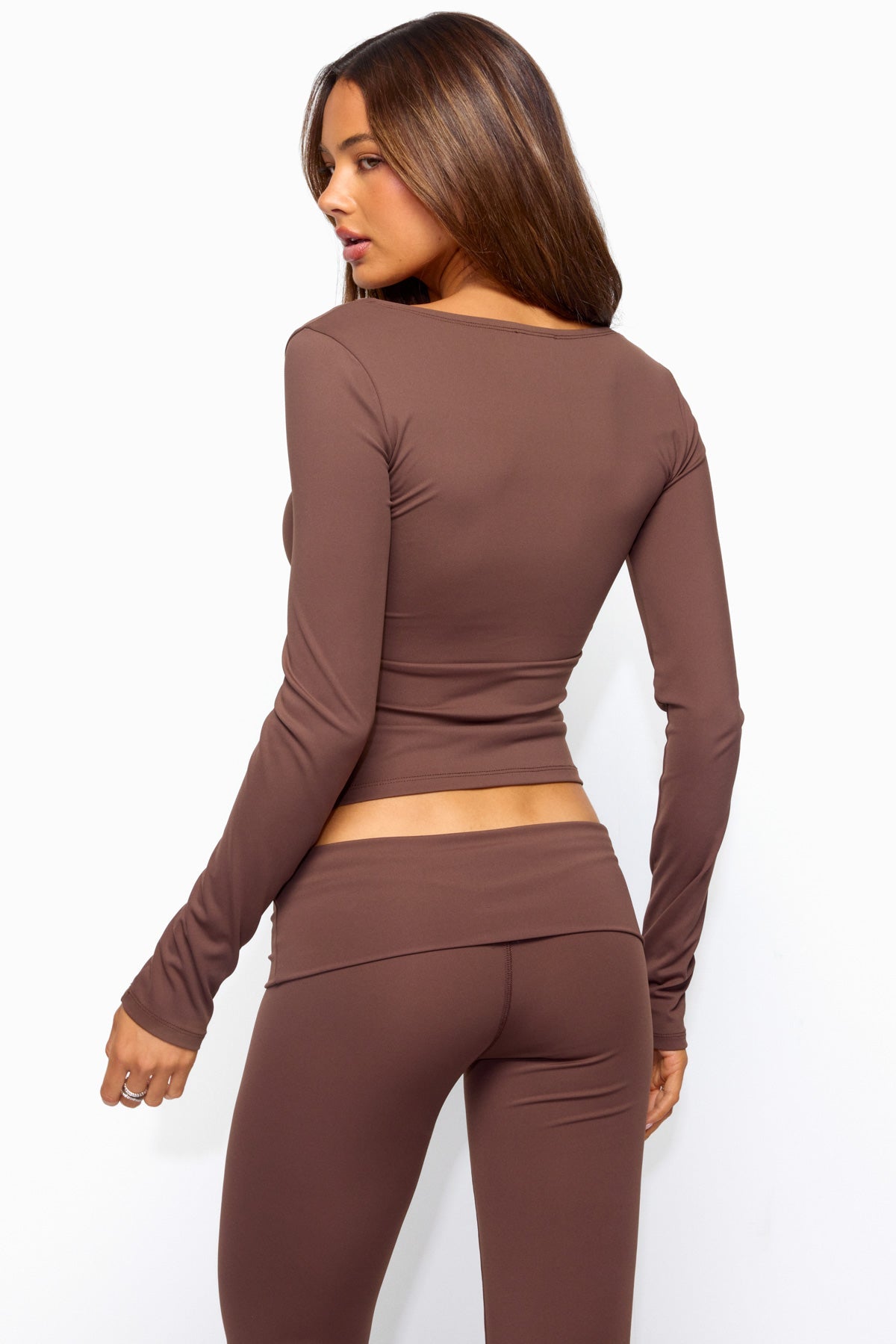 Hayden Square Neck Long Sleeve Top - Image 6