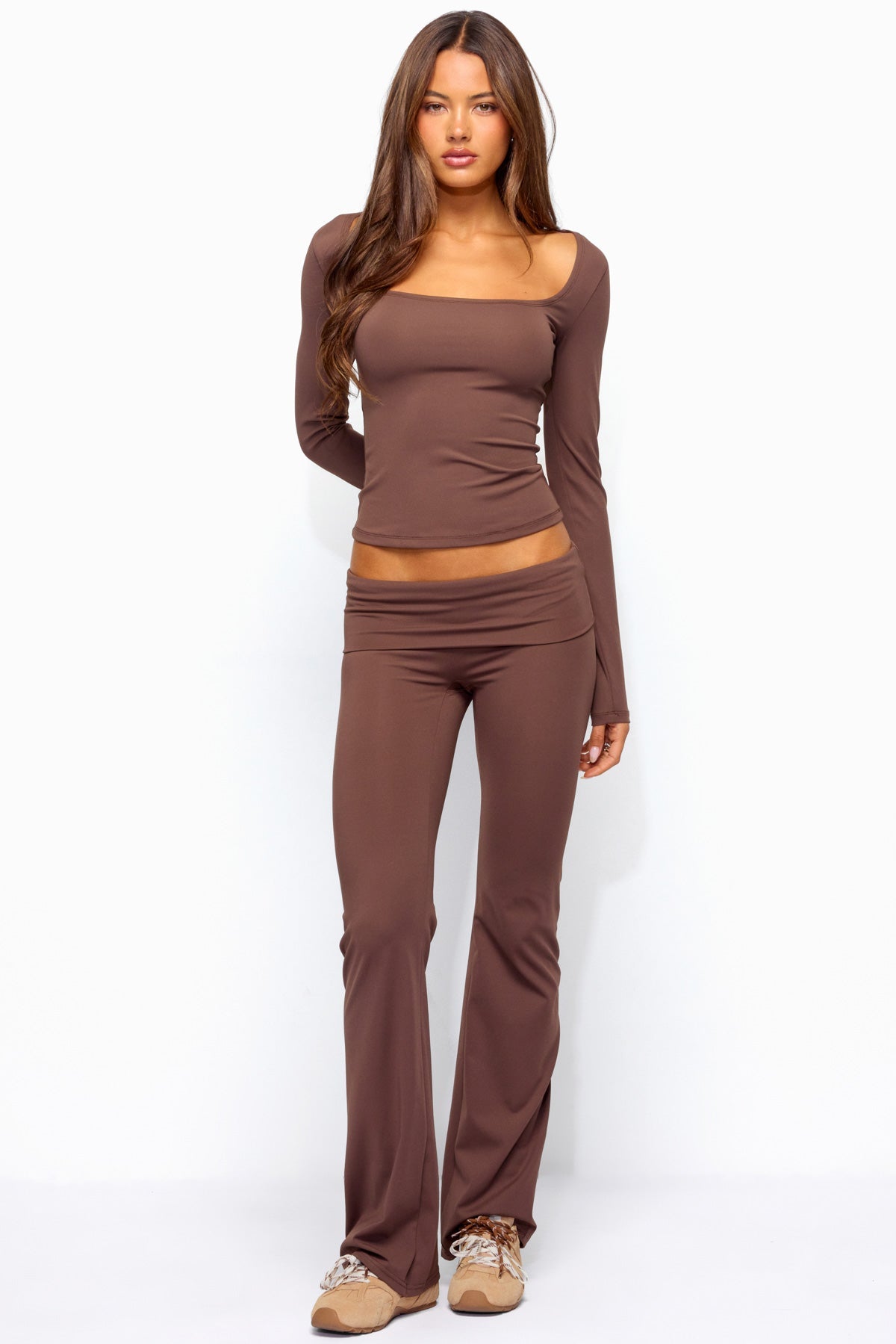 Hayden Square Neck Long Sleeve Top - Image 3