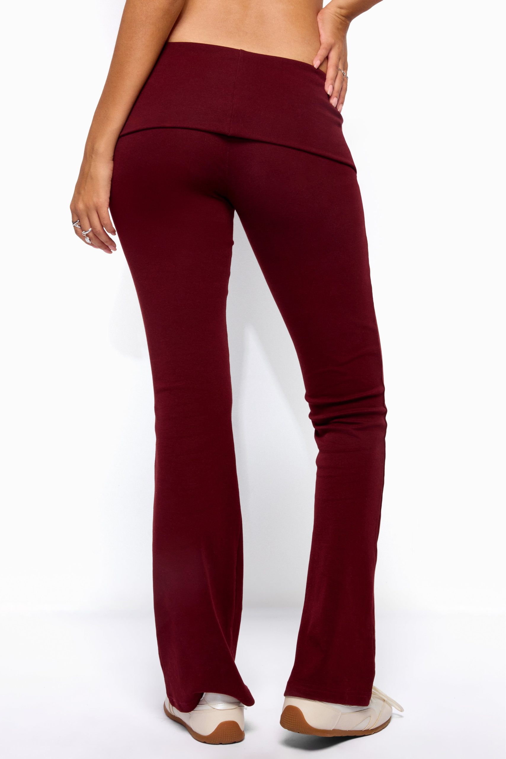 Ivanne Foldover Flared Pants - Image 5