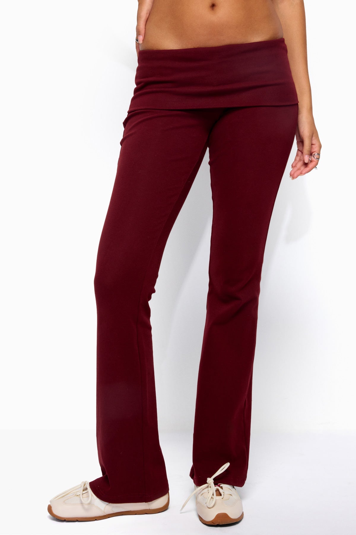 Ivanne Foldover Flared Pants - Image 3