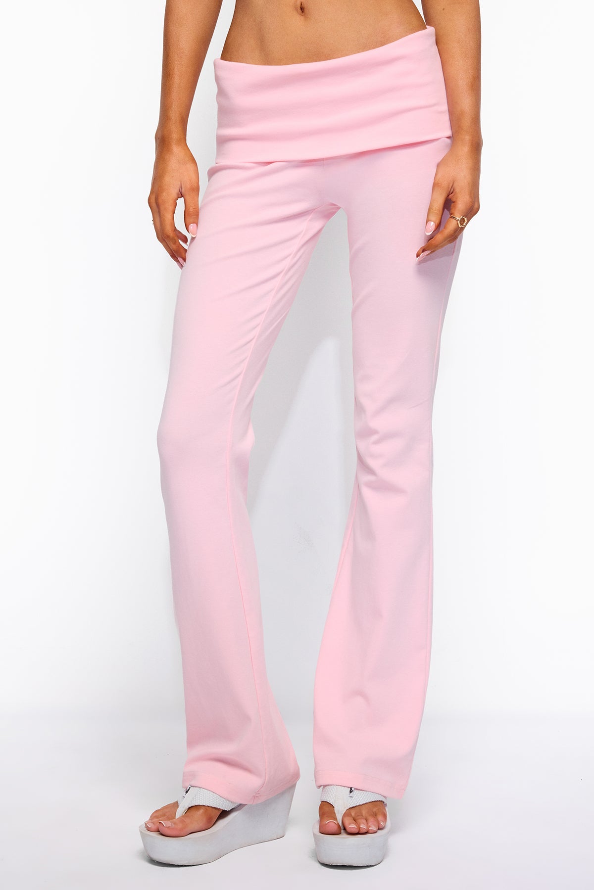 Ivanne Foldover Flared Pants - Image 2