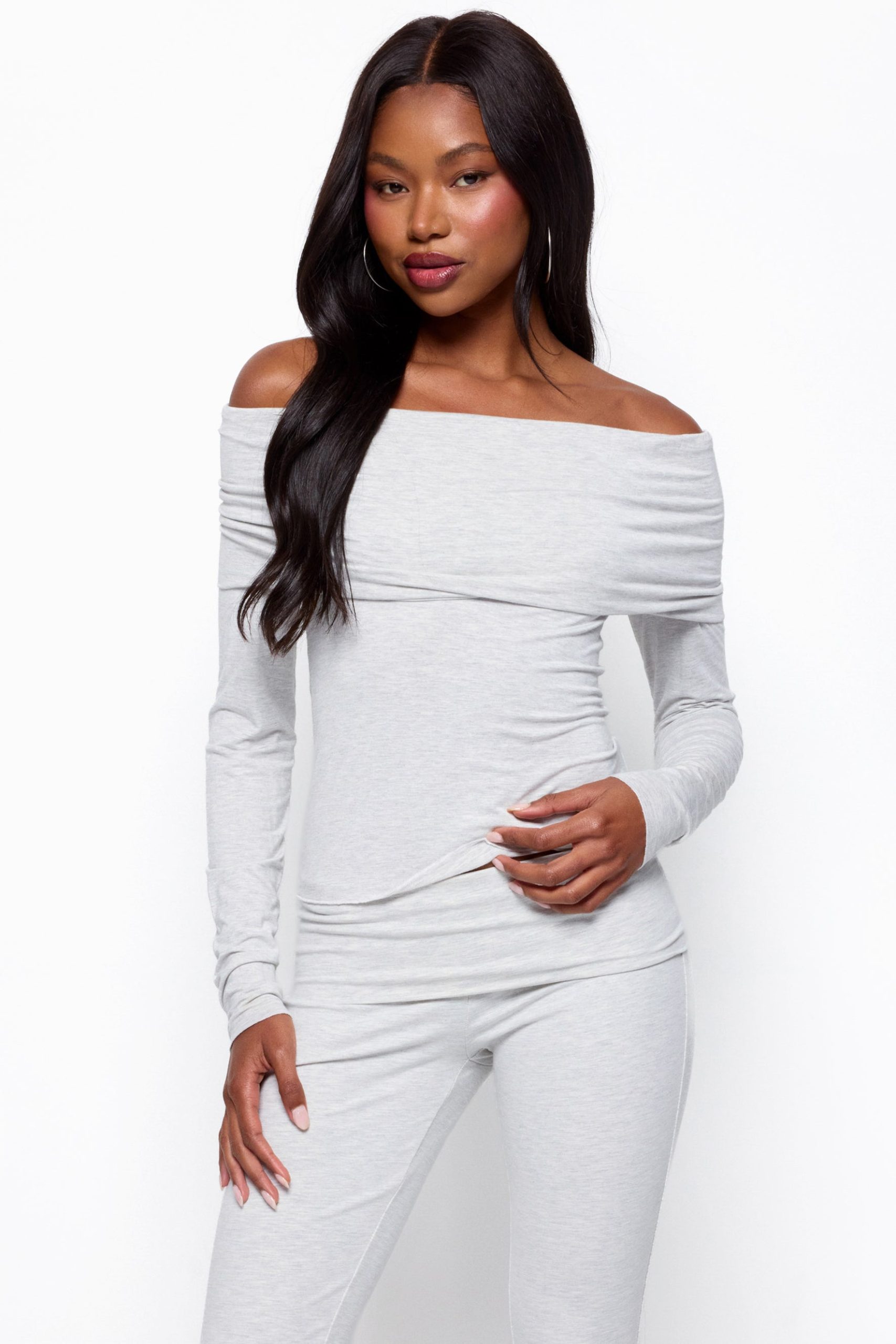 Habiba Foldover Off Shoulder Top - Image 4