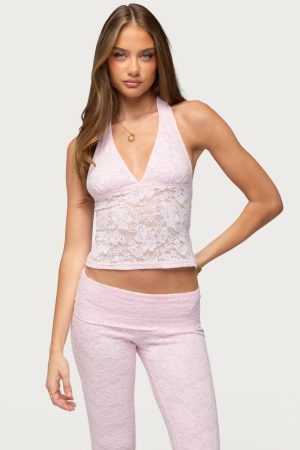 Talisa Lace Halter Top