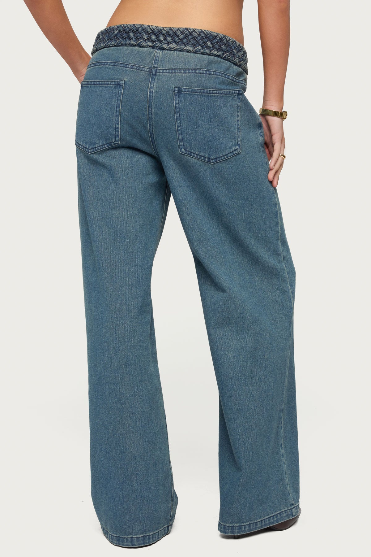 Braidey Low Rise Baggy Jeans - Image 5