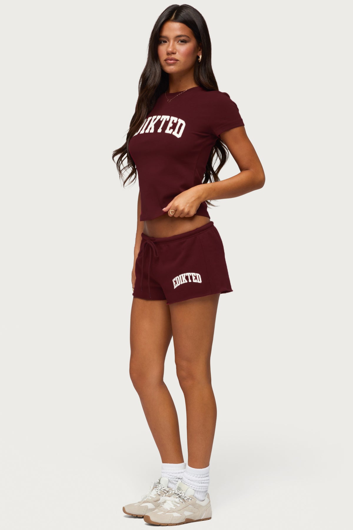 Sporty Babe Edikted Micro Shorts - Image 5