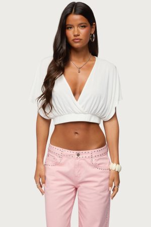 Candela V Neck Crop Top