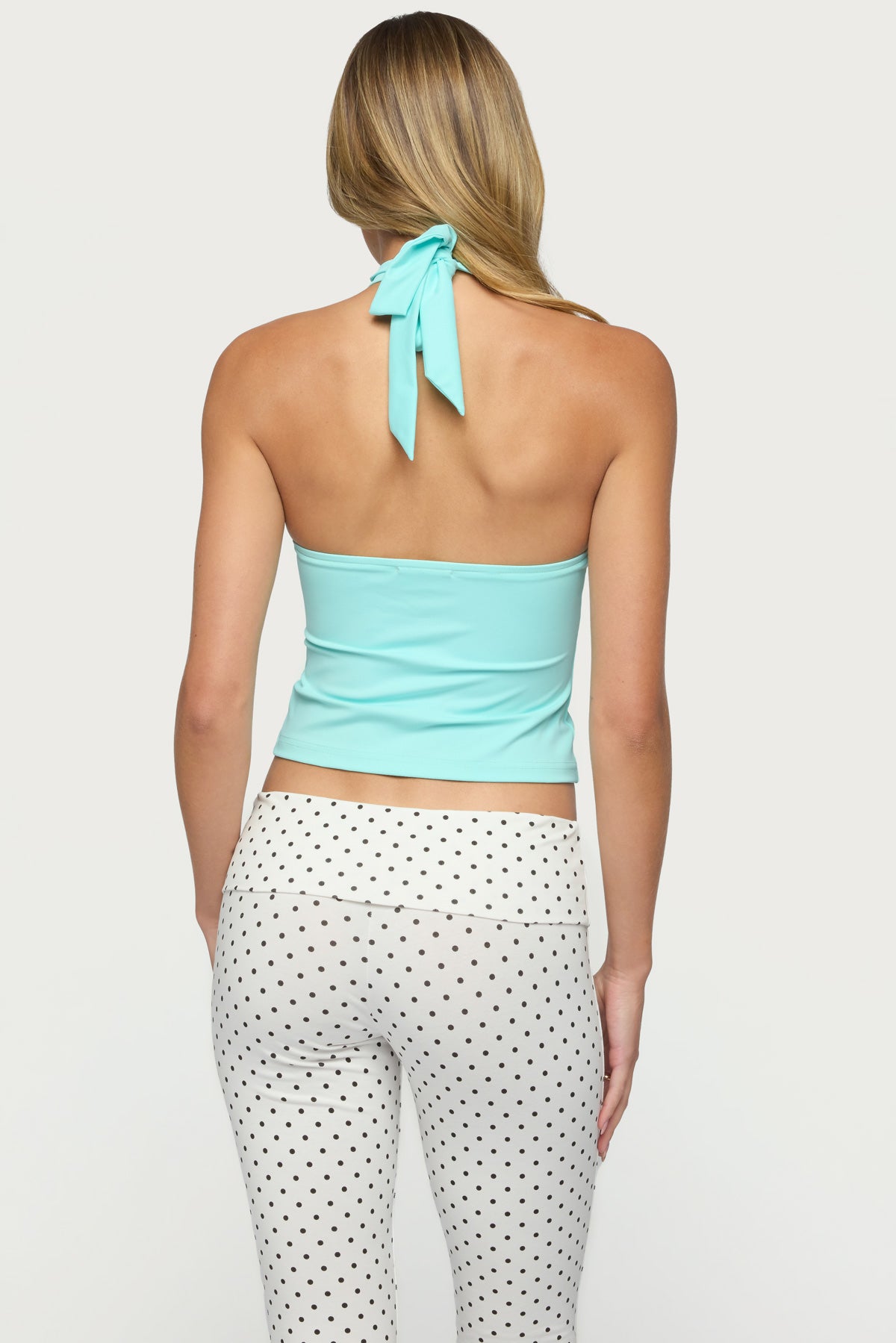 Ikara Backless High Neck Halter Top - Image 6