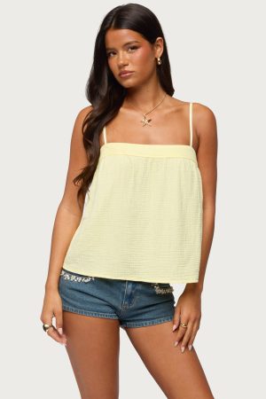 Sapphire Textured Tank Top