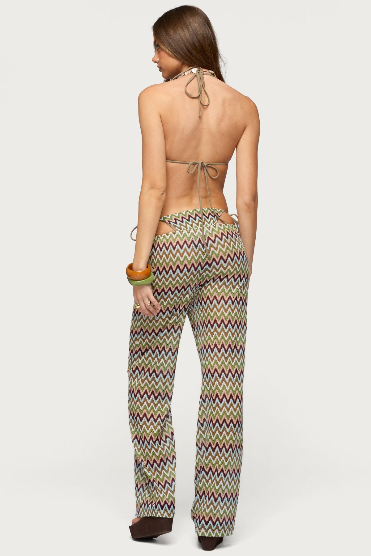 Mindee Zigzag Crochet Pants - Image 5