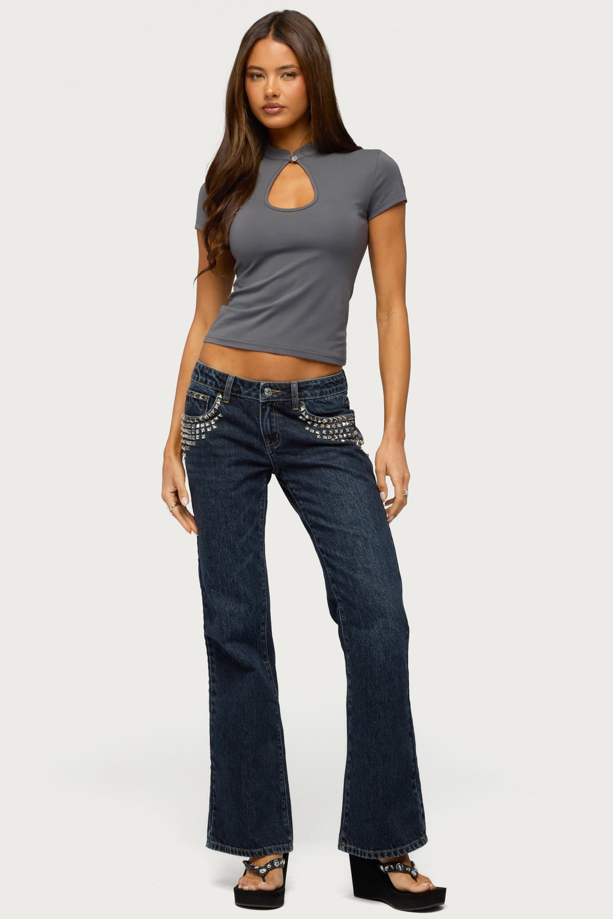 Magnus High Neck Keyhole Top - Image 5