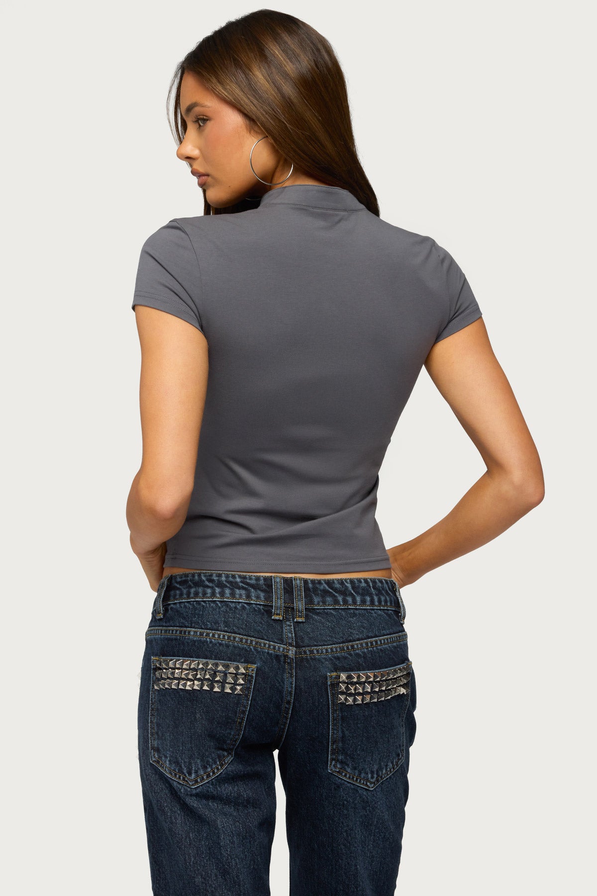 Magnus High Neck Keyhole Top - Image 4