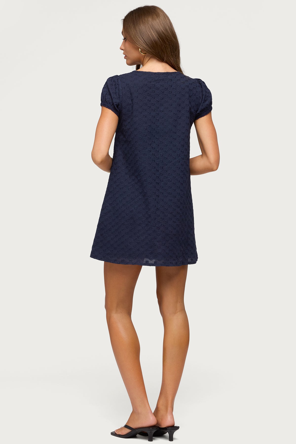 Mariella Lacey Eyelet Mini Dress - Image 4