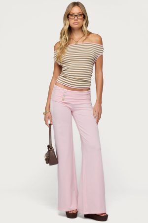 Poppy Foldover Wide Leg Pants