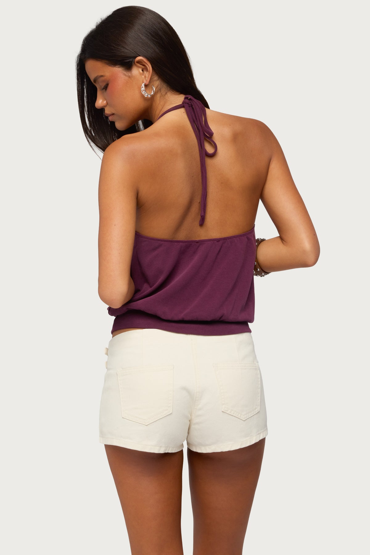 Bondi Cinched Waist Halter Top - Image 4