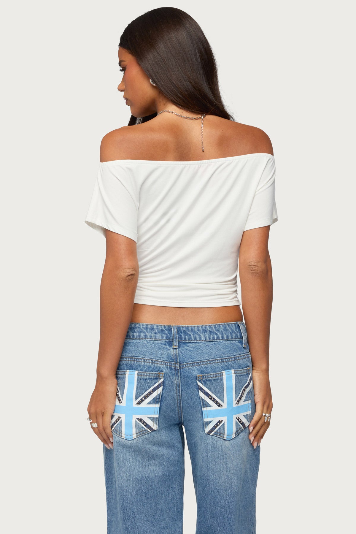 Hecate Off Shoulder Keyhole Top - Image 5