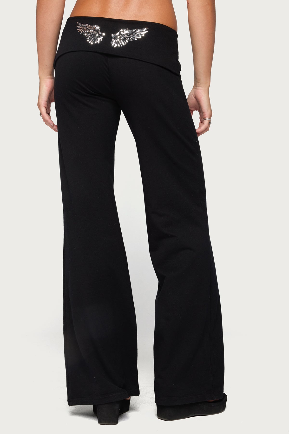 Angel Energy Sequin Foldover Pants - Image 4