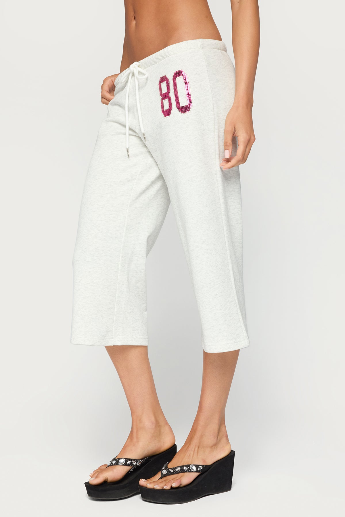 80 Sequin Capri Sweatpants - Image 3